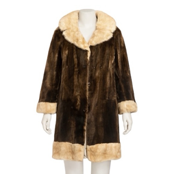 Vintage Fur Coat - Sheared Beaver and Mink - Picture 1 of 7